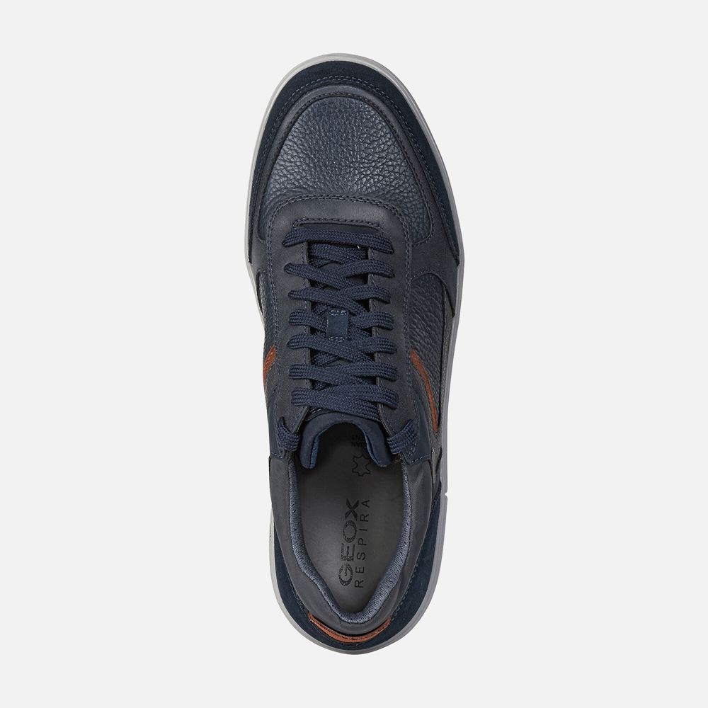 Tenis Geox Homem Azul Marinho - Levico Abx - FDRJB2401